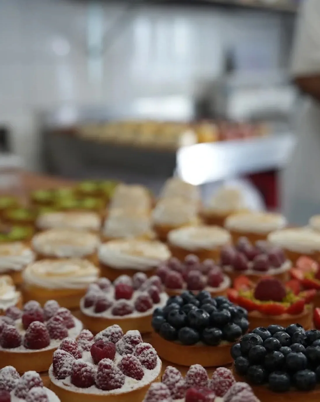 diverse Tartes auf der Karte bei Café & Crème