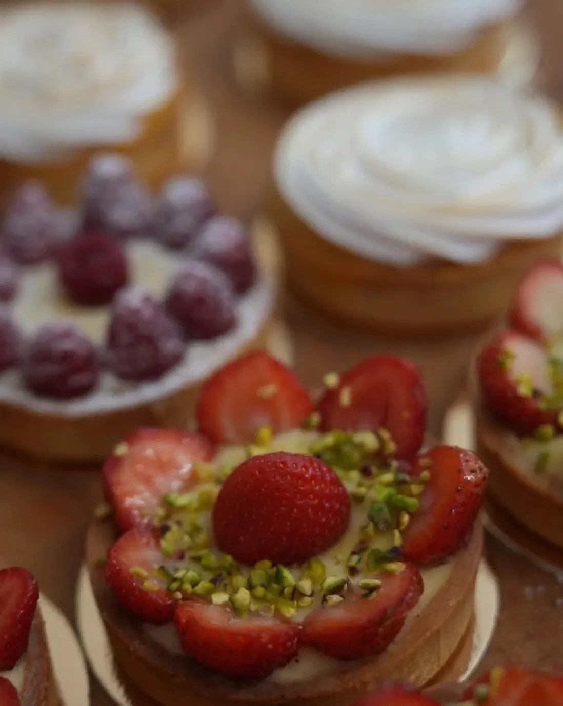 Tartes mit frischen Früchten bei Café & Crème